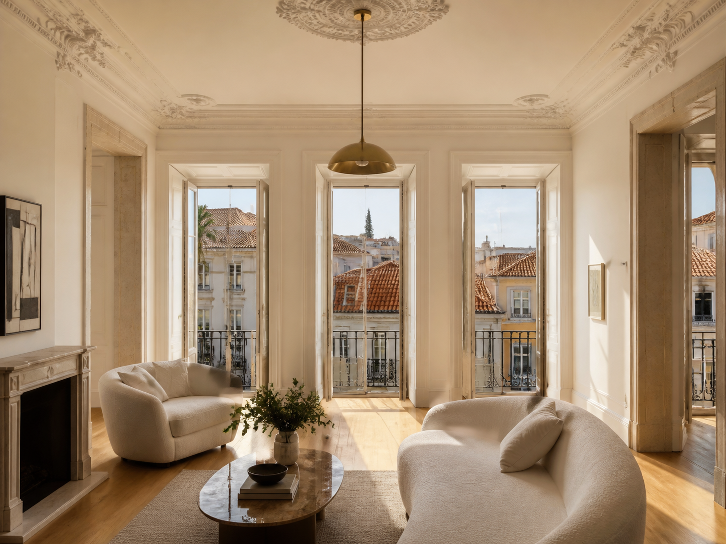 Elegant Lisbon residence interior